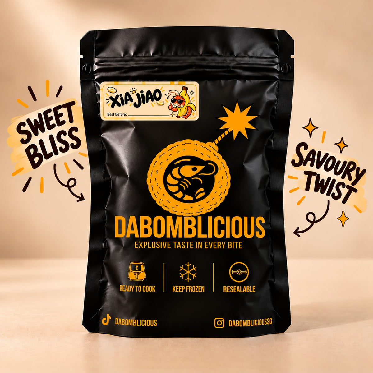 [DABOMBLICIOUS] Xia Jiao Banana Heipiah